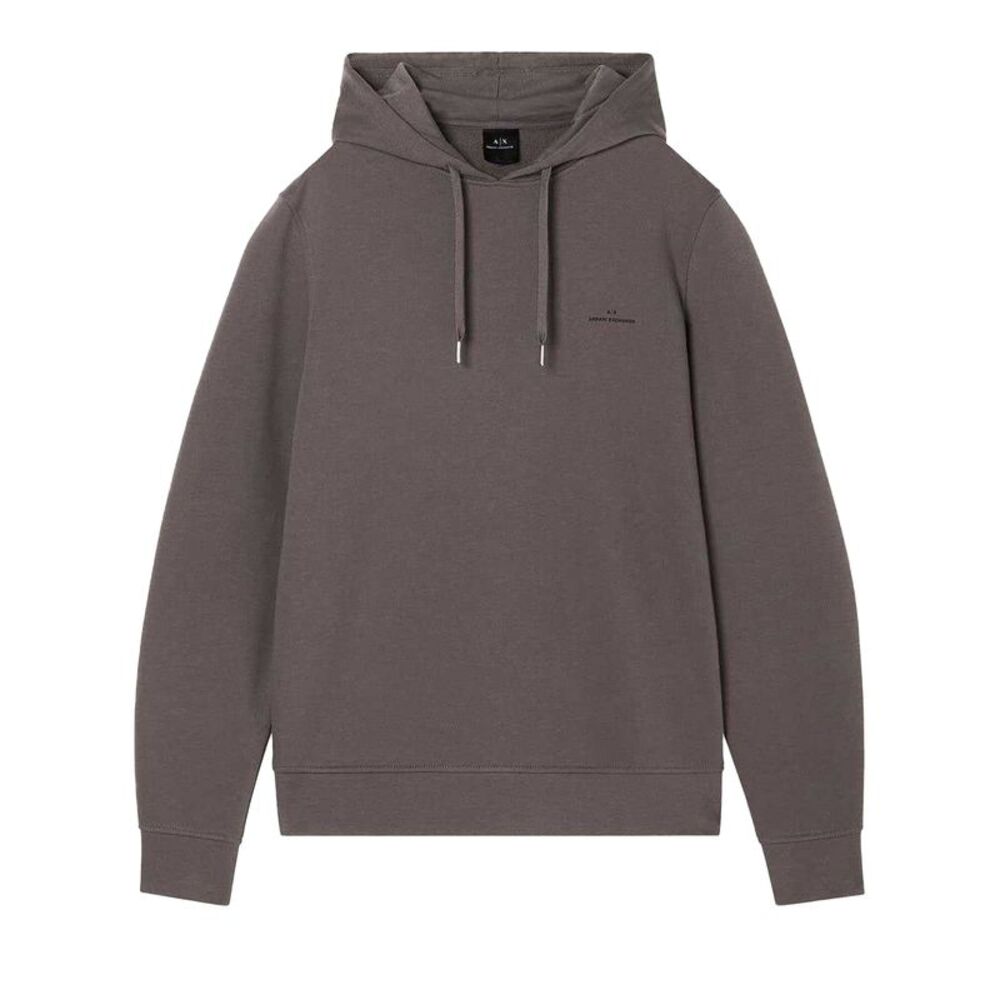 Armani Exchange Mens Tailored Pullover Hoodie / Gull Gray
